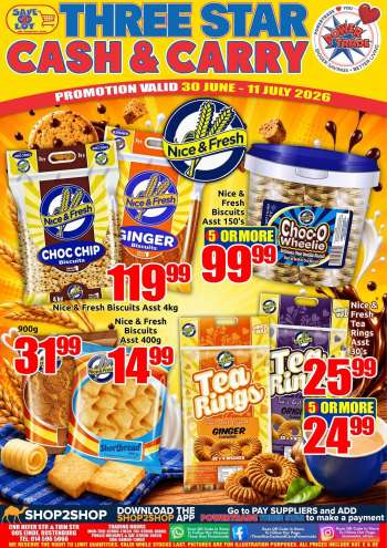 Three Star Cash and Carry catalogue  - 30/06/2026 - 11/07/2026.
