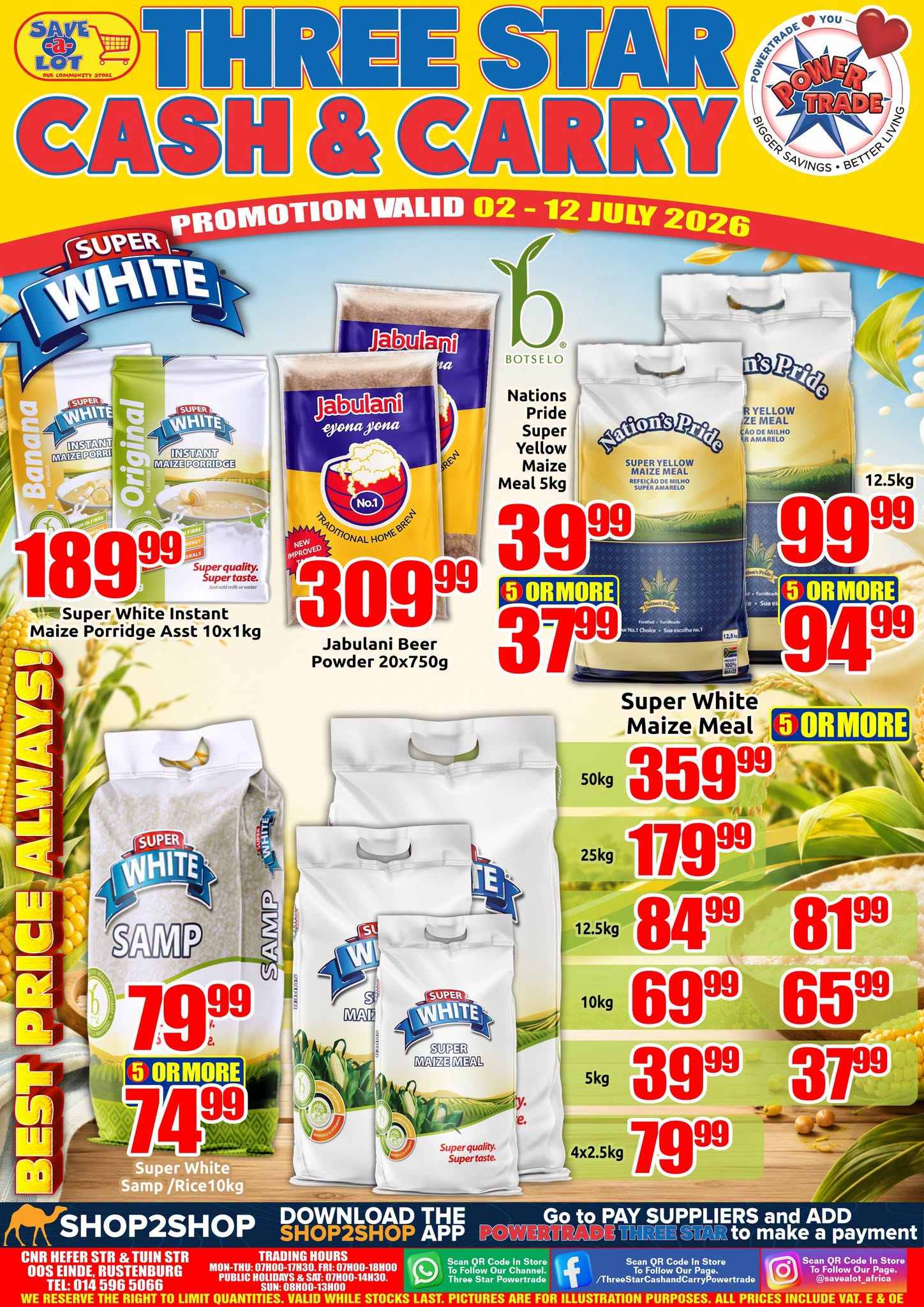 Three Star Cash and Carry specials - 02/07/2026 - 12/07/2026. Page 4