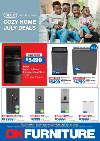 OK Furniture catalogue  - 04/07/2026 - 20/07/2026.