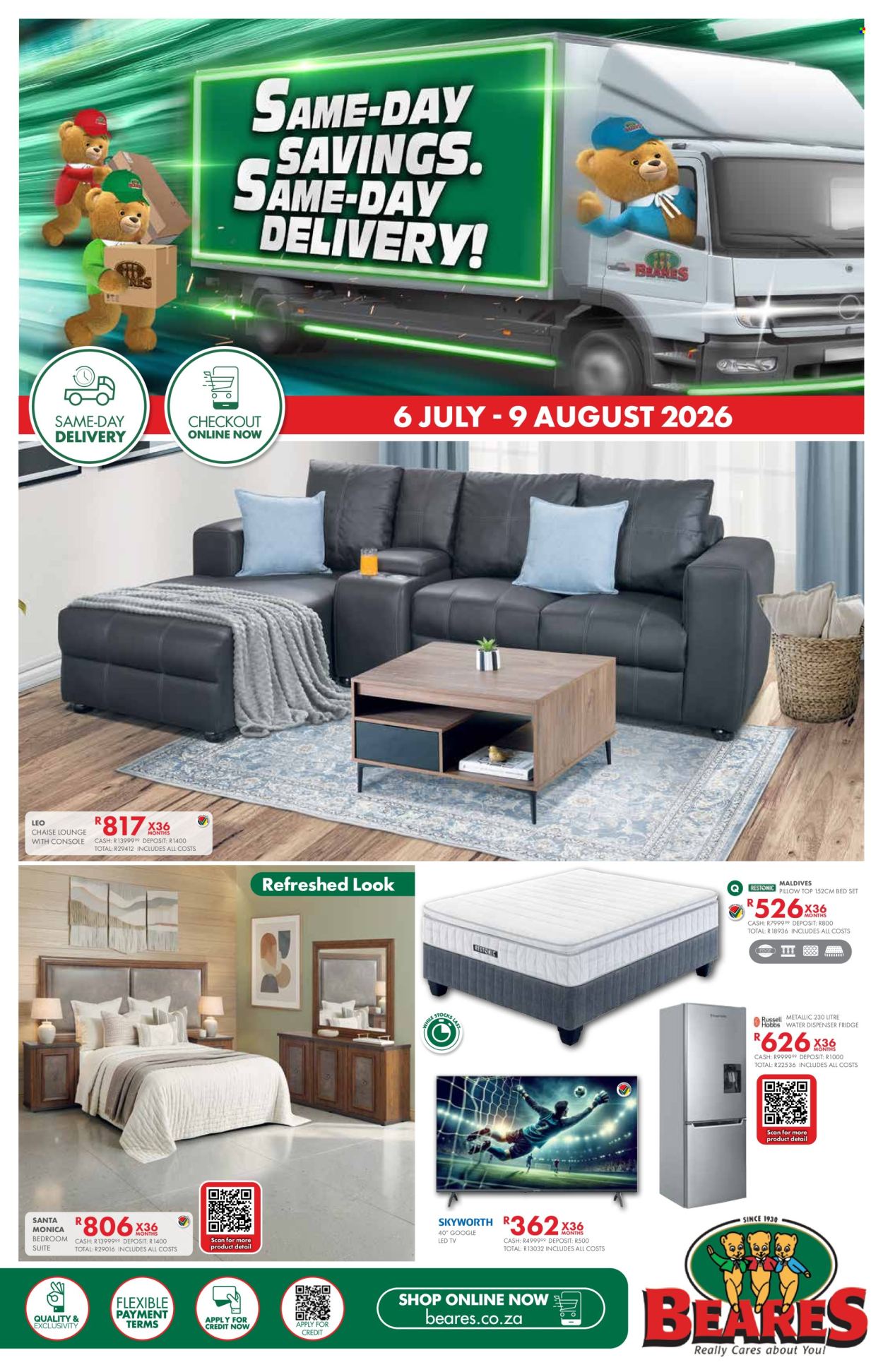 Beares specials - 06/07/2026 - 09/08/2026. Page 1