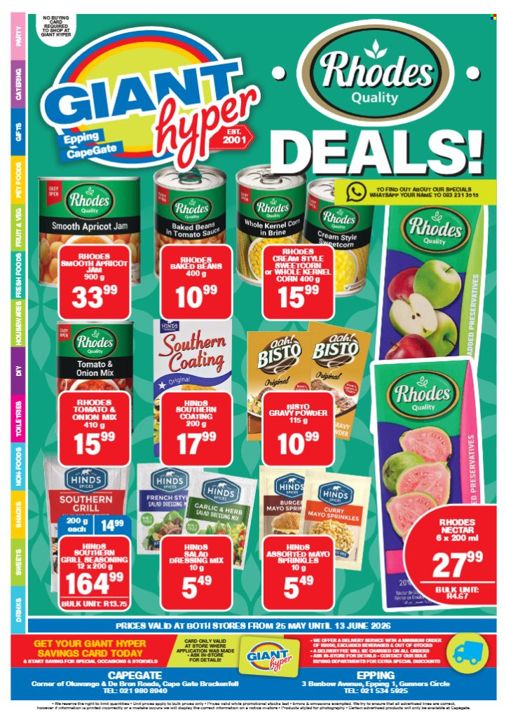 Giant Hyper specials - 25/05/2026 - 13/06/2026. Page 1