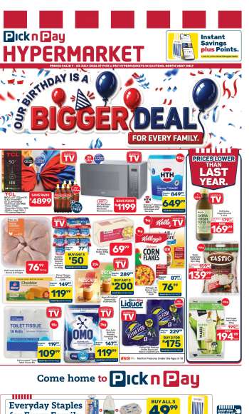 Pick n Pay Hypermarket catalogue  - 07/07/2026 - 23/07/2026.