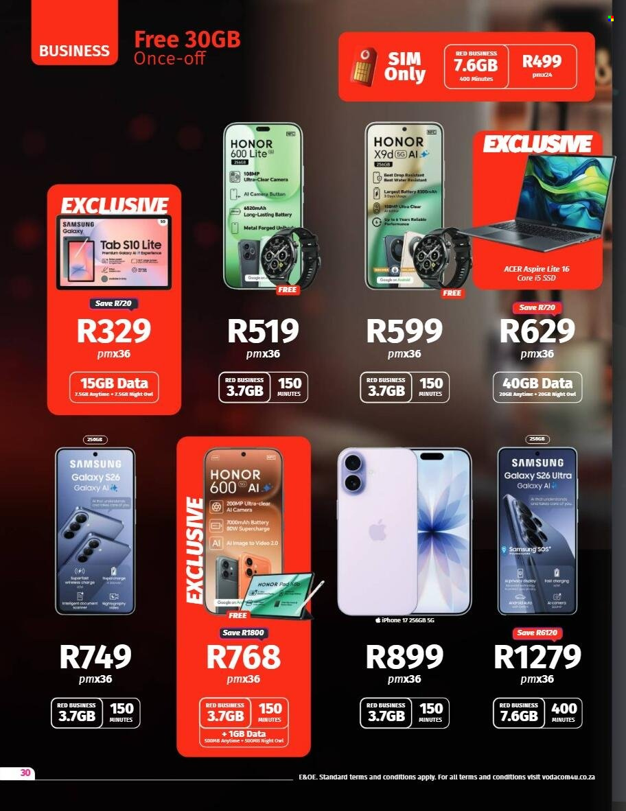 Vodacom specials - 07/07/2026 - 06/08/2026. Page 30