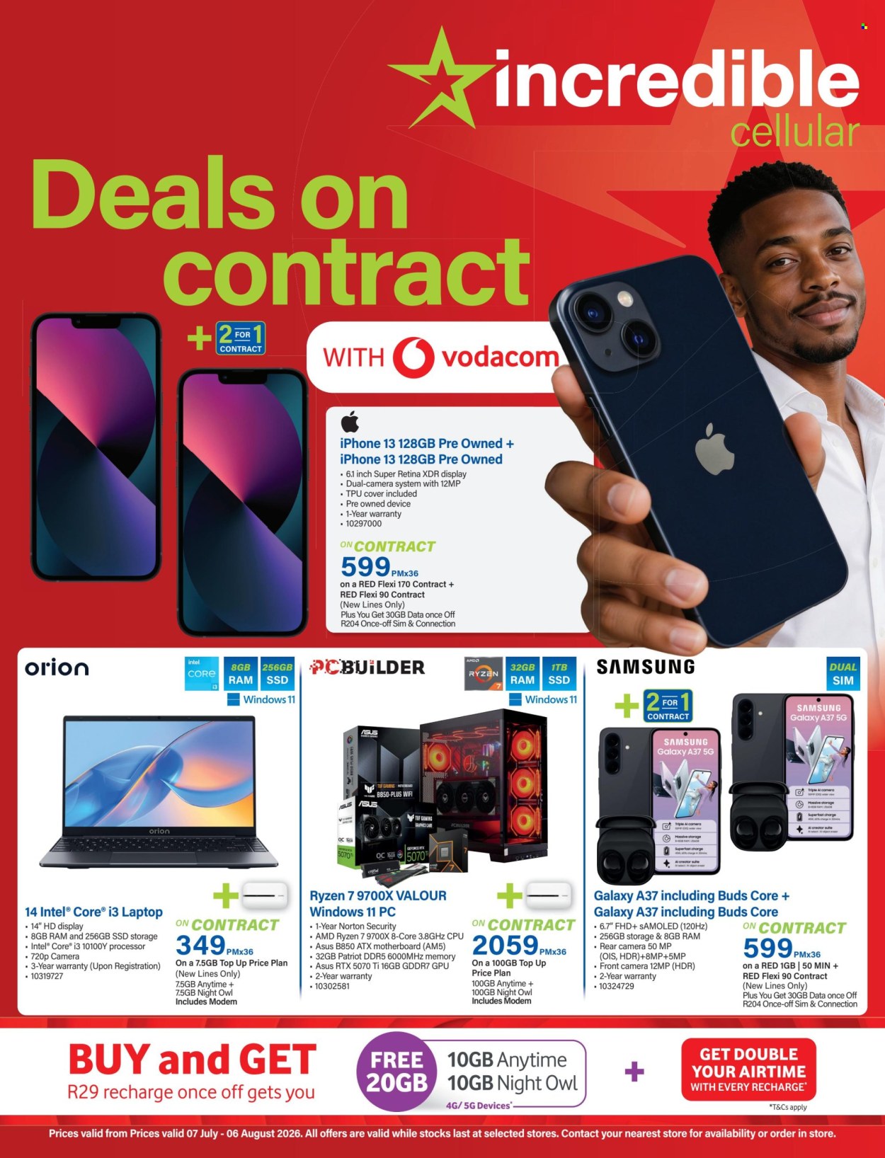 Incredible Connection specials - 07/07/2026 - 06/08/2026. Page 1