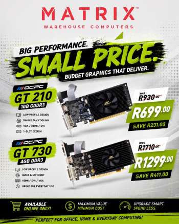 Matrix Warehouse catalogue .