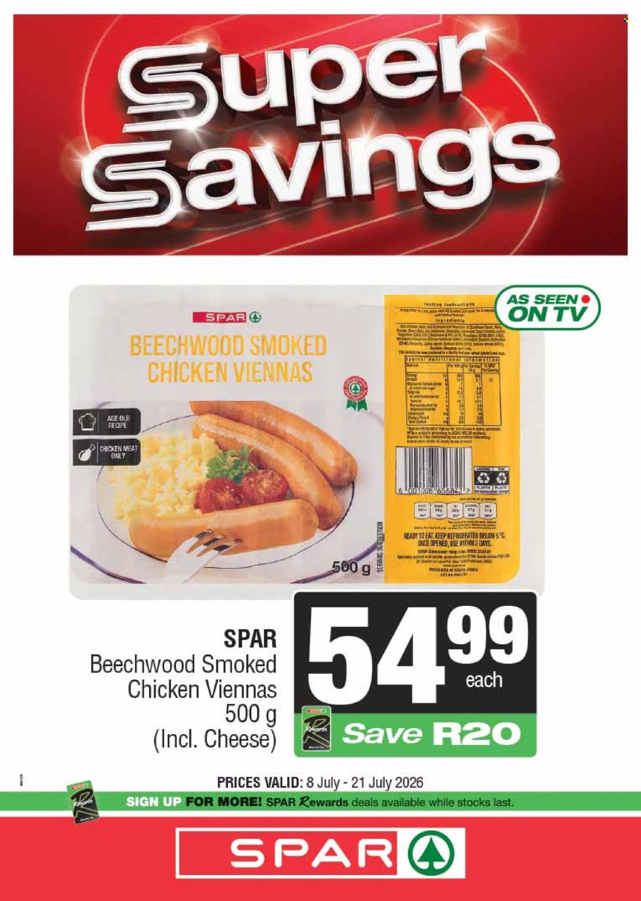 SPAR specials - 08/07/2026 - 21/07/2026. Page 3