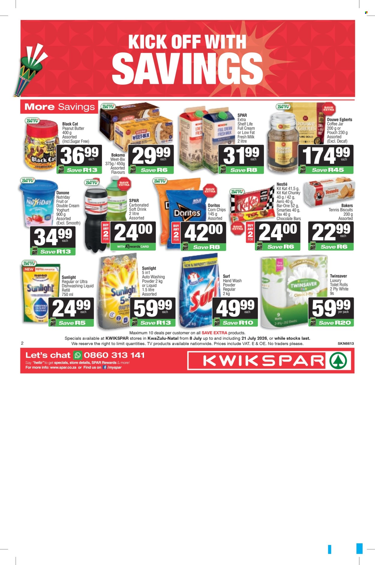 SPAR specials - 08/07/2026 - 21/07/2026. Page 2