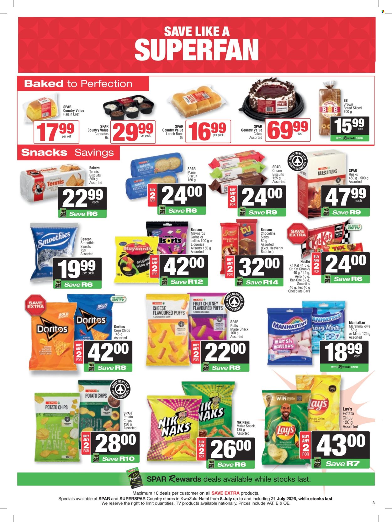 SPAR specials - 08/07/2026 - 21/07/2026. Page 3