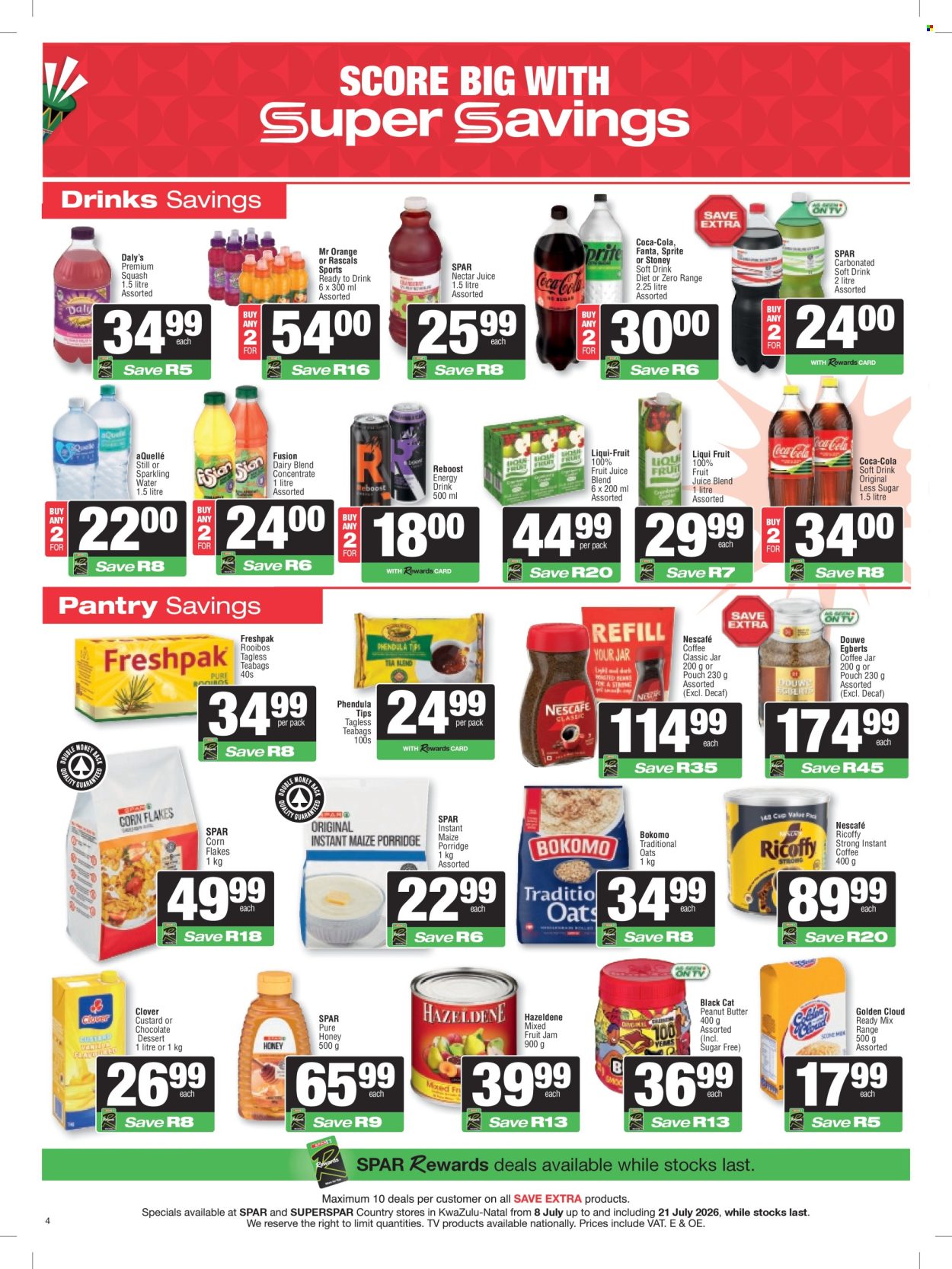 SPAR specials - 08/07/2026 - 21/07/2026. Page 4