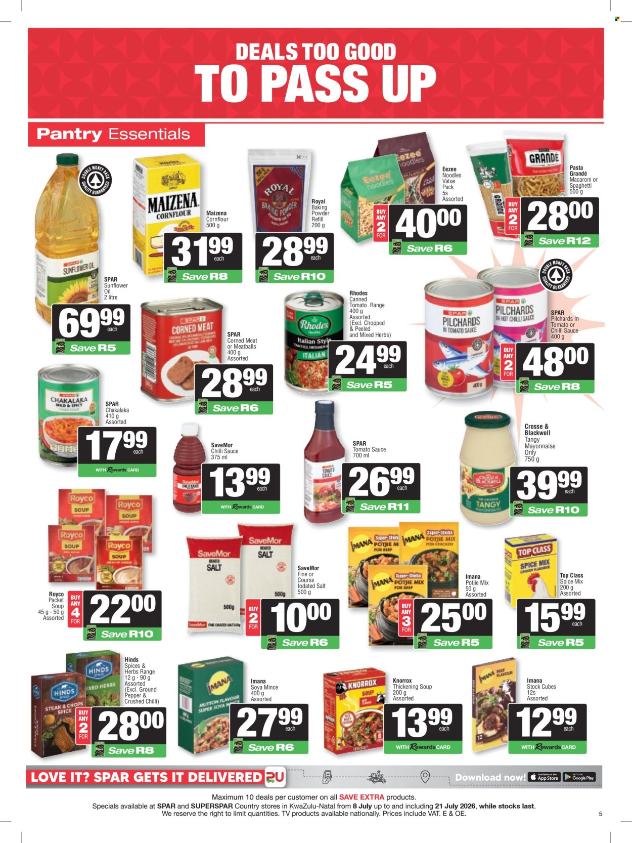 SPAR specials - 08/07/2026 - 21/07/2026. Page 5