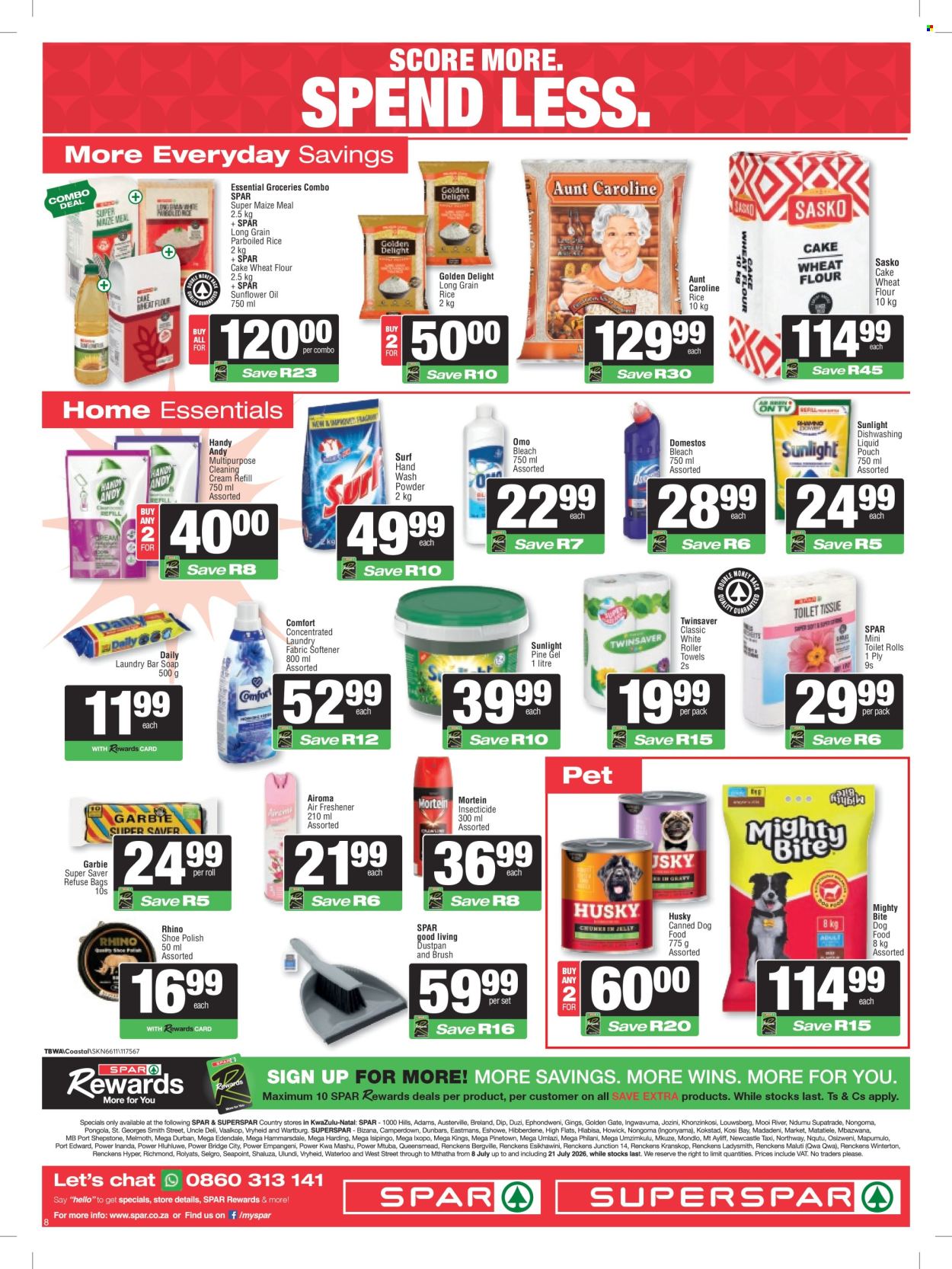 SPAR specials - 08/07/2026 - 21/07/2026. Page 8