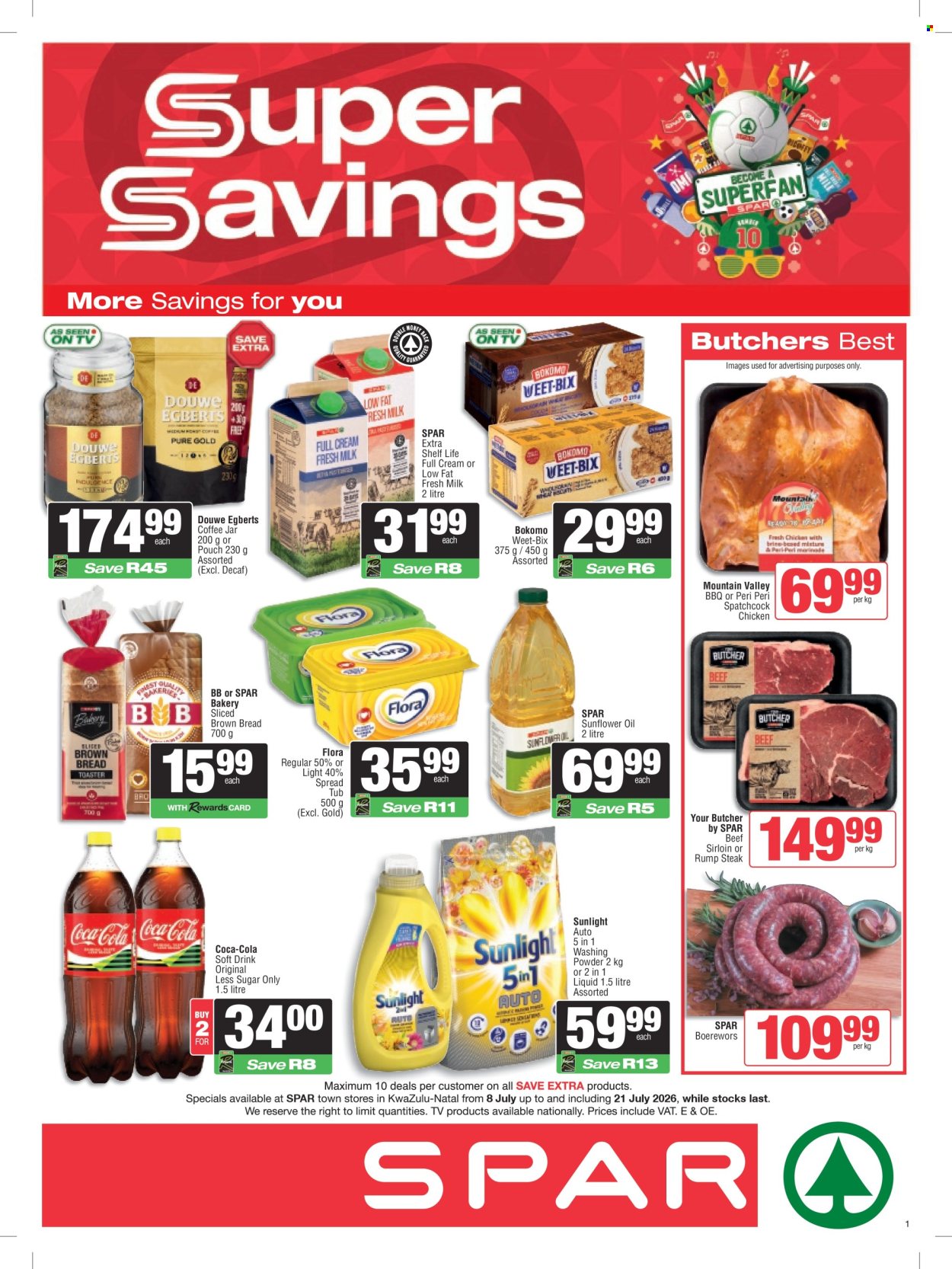 SPAR specials - 08/07/2026 - 21/07/2026. Page 1