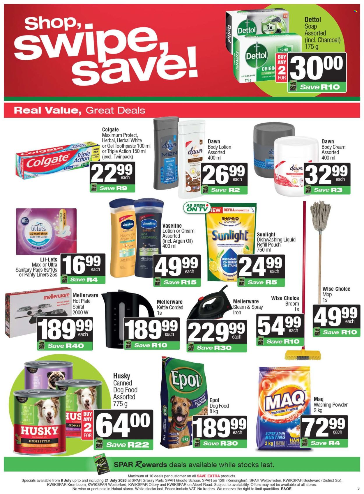 SPAR specials - 08/07/2026 - 21/07/2026. Page 3
