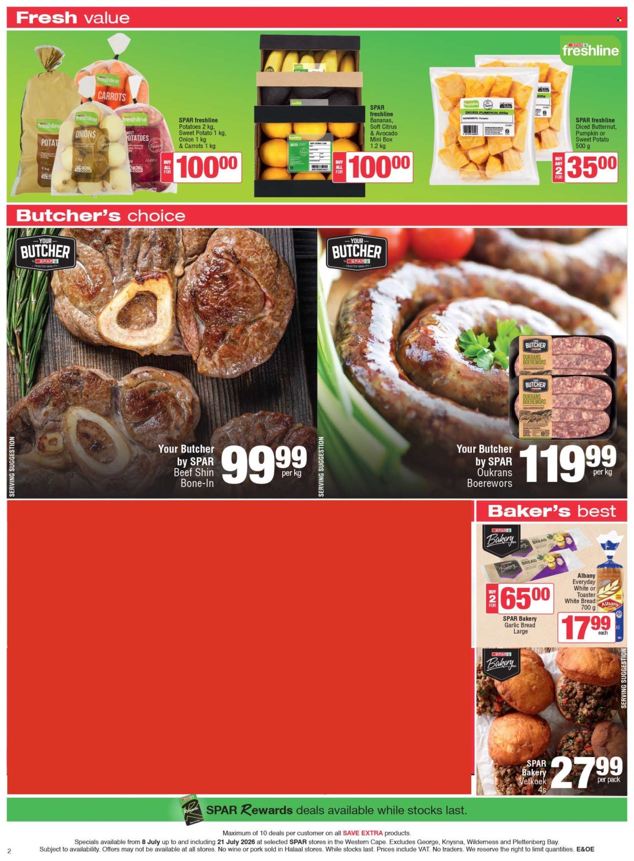 SPAR specials - 08/07/2026 - 21/07/2026. Page 2