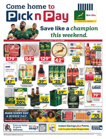Pick n Pay catalogue  - 09/07/2026 - 12/07/2026.