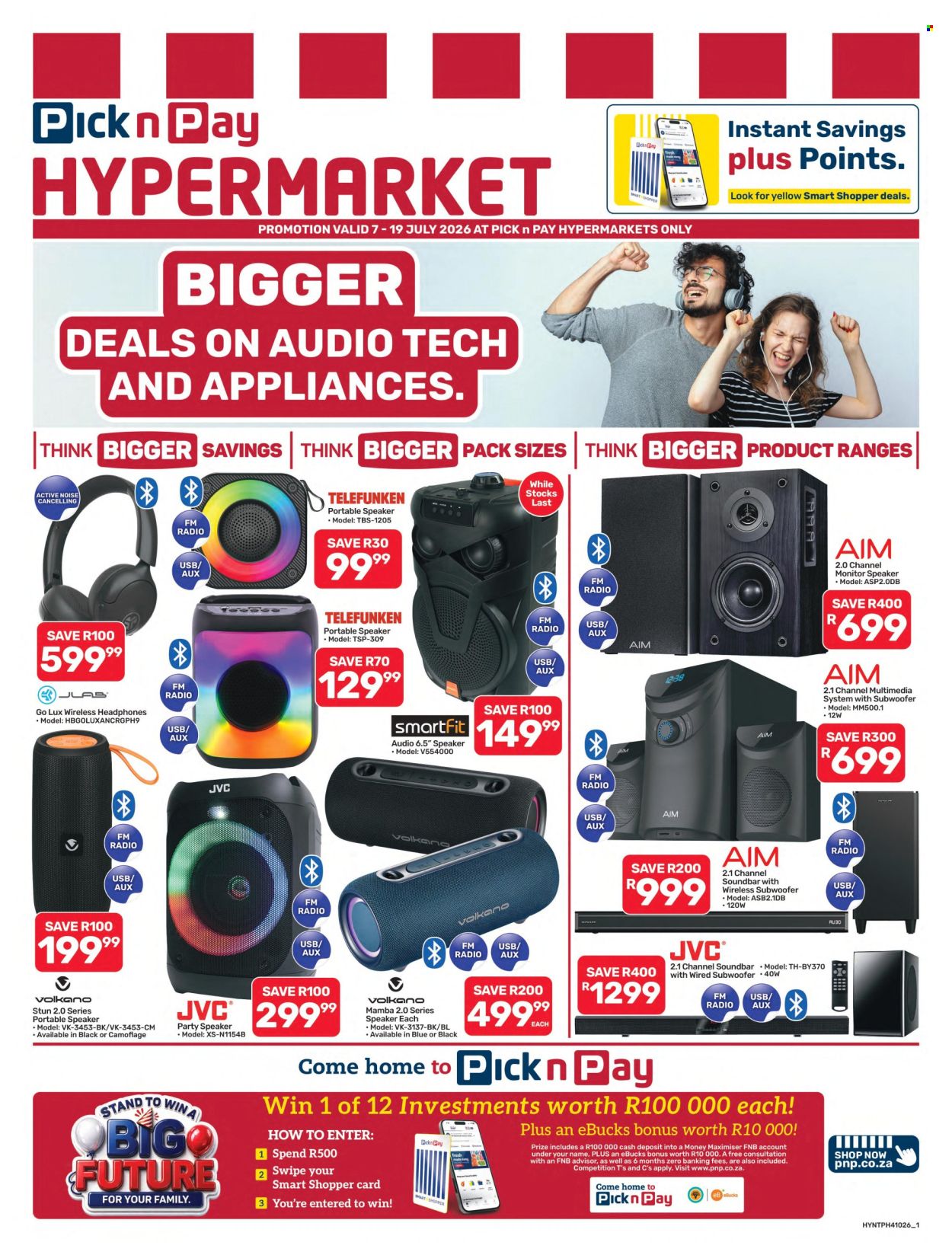 Pick n Pay Hypermarket specials - 07/07/2026 - 19/07/2026. Page 1