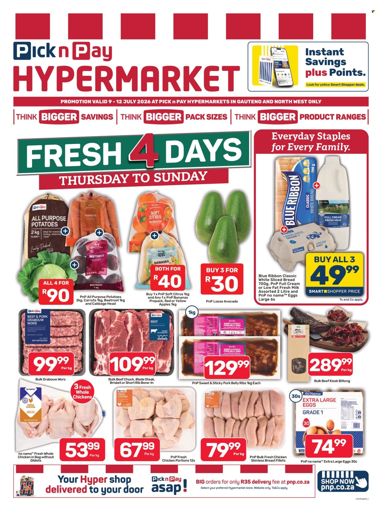 Pick n Pay Hypermarket specials - 09/07/2026 - 12/07/2026. Page 1