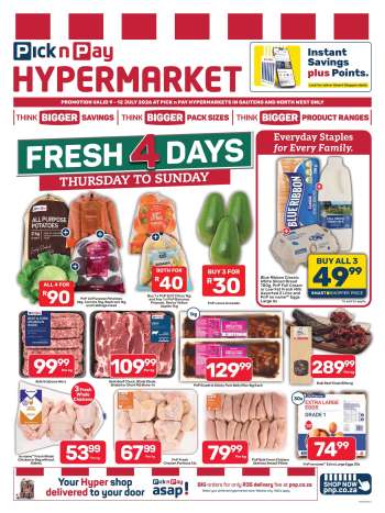 Pick n Pay Hypermarket catalogue  - 09/07/2026 - 12/07/2026.