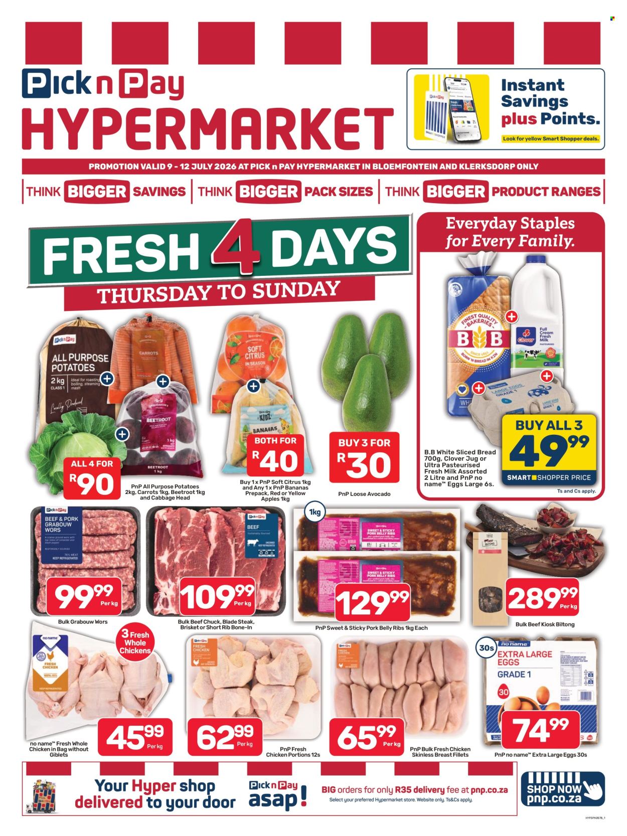 Pick n Pay Hypermarket specials - 09/07/2026 - 12/07/2026. Page 1