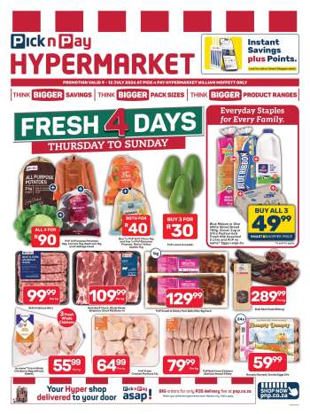 Pick n Pay Hypermarket catalogue  - 09/07/2026 - 12/07/2026.