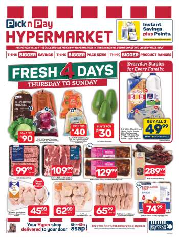Pick n Pay catalogue  - 09/07/2026 - 12/07/2026.