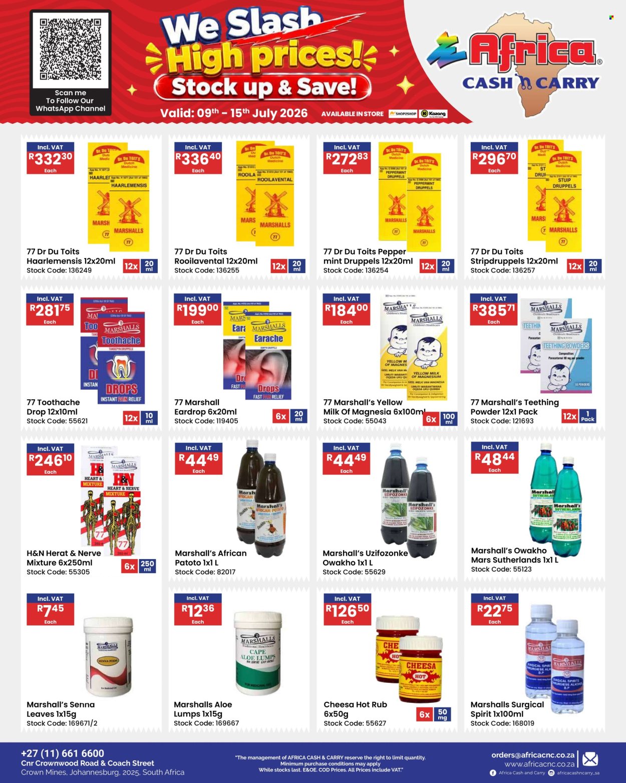 Africa Cash & Carry specials - 09/07/2026 - 15/07/2026. Page 70