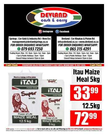 Devland catalogue  - 09/07/2026 - 15/07/2026.