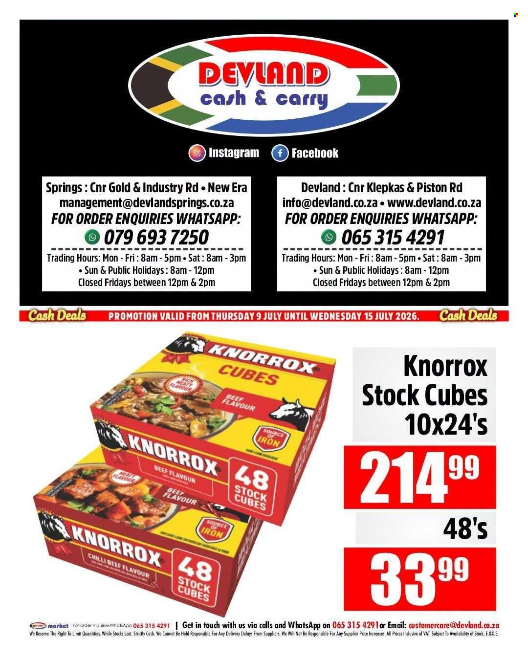 Devland specials - 09/07/2026 - 15/07/2026. Page 2