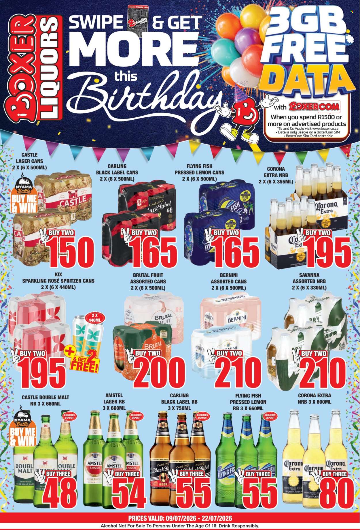 Boxer specials - 09/07/2026 - 22/07/2026. Page 1