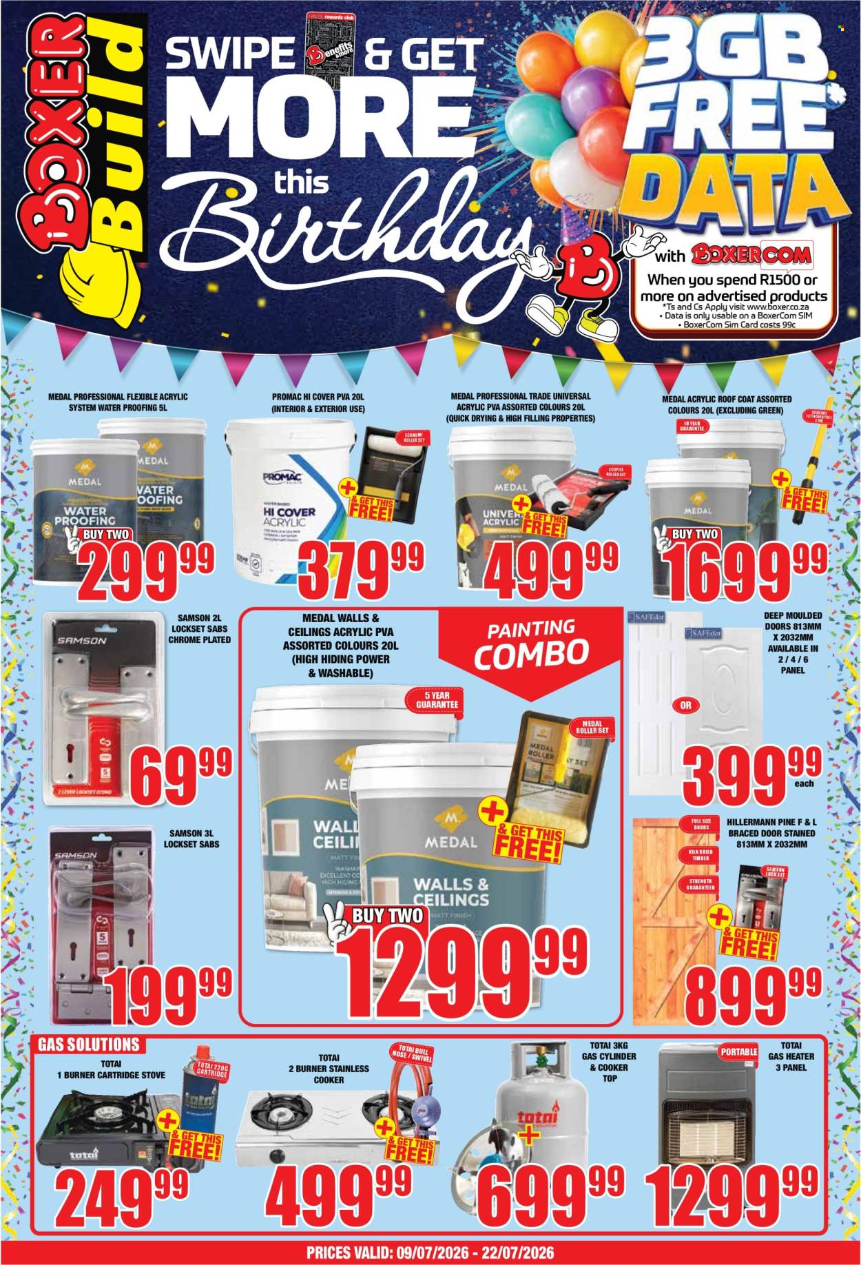 Boxer specials - 09/07/2026 - 22/07/2026. Page 1