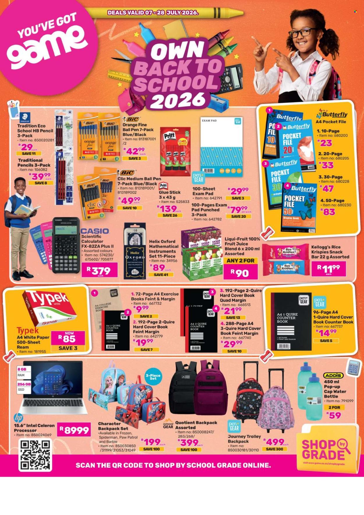 Game specials - 07/07/2026 - 28/07/2026. Page 1