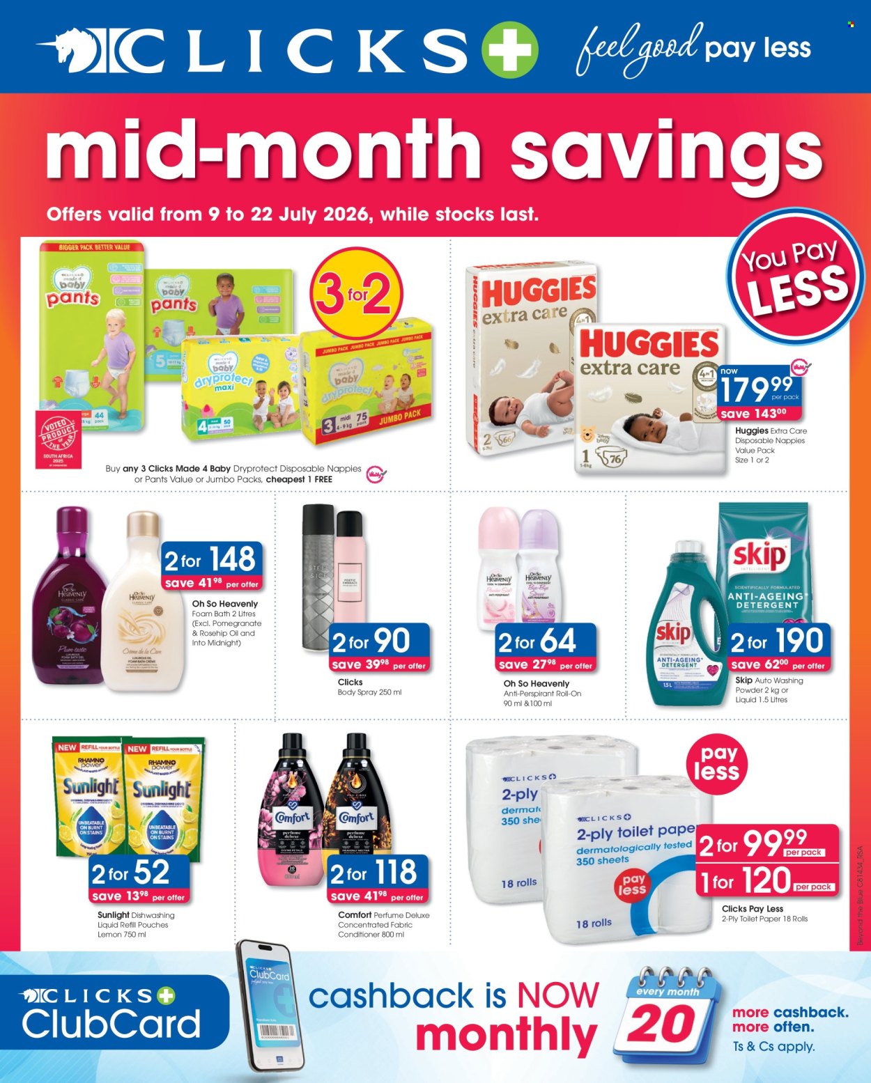 Clicks specials - 09/07/2026 - 22/07/2026. Page 1