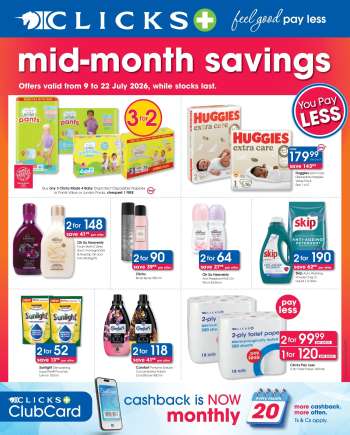 Clicks catalogue  - 09/07/2026 - 22/07/2026.