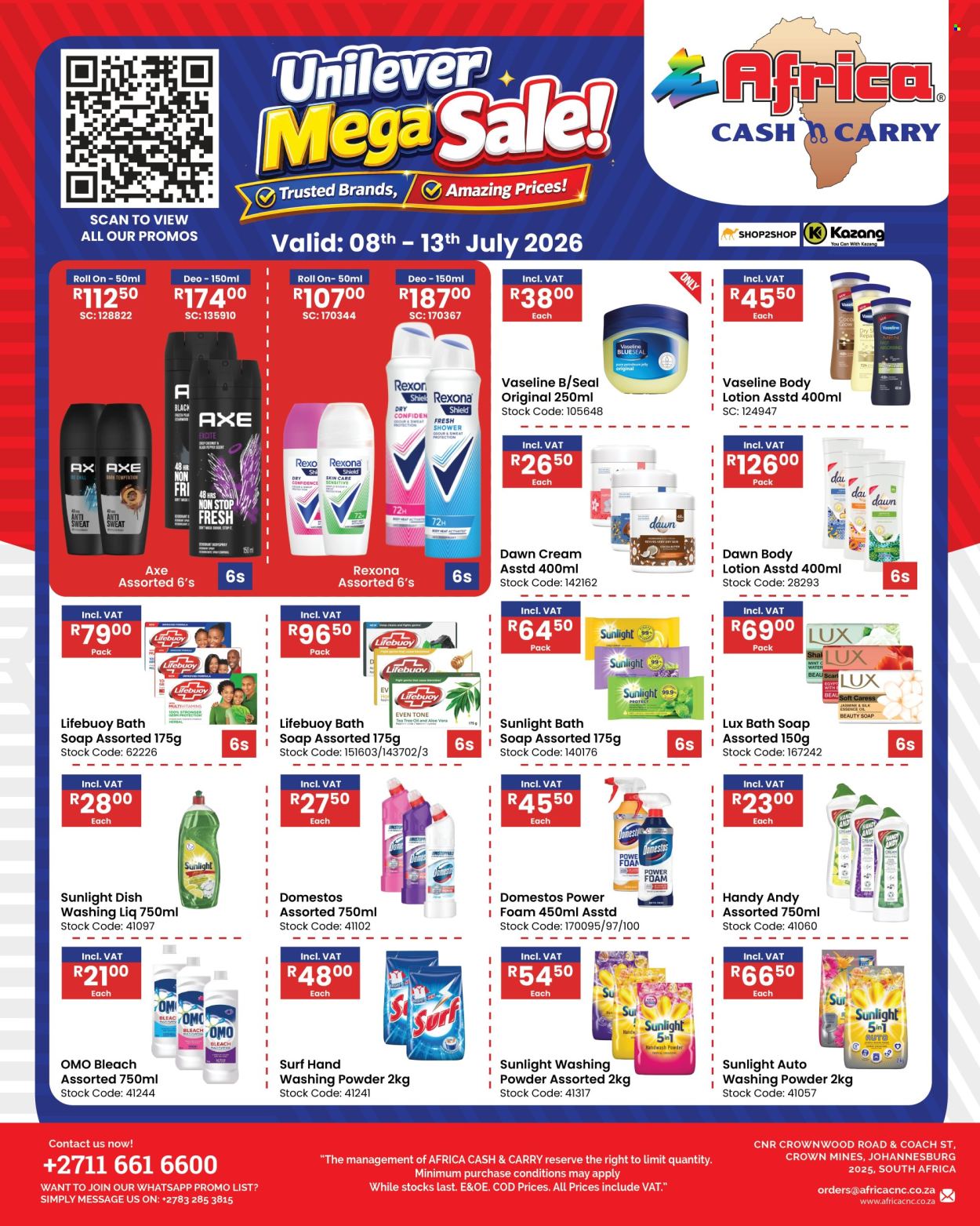 Africa Cash & Carry specials - 08/07/2026 - 13/07/2026. Page 1