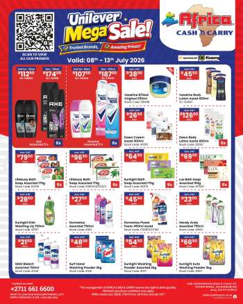 Africa Cash & Carry catalogue  - 08/07/2026 - 13/07/2026.