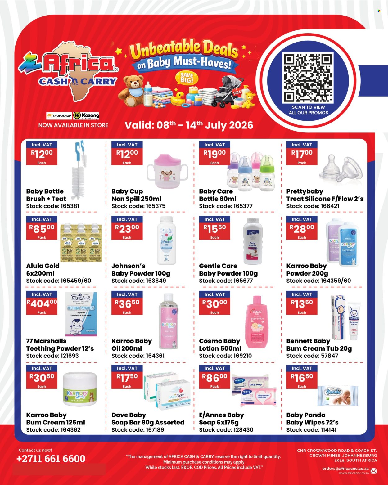 Africa Cash & Carry specials - 08/07/2026 - 14/07/2026. Page 1