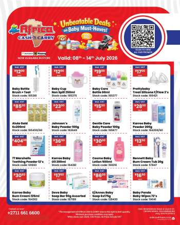 Africa Cash & Carry catalogue  - 08/07/2026 - 14/07/2026.