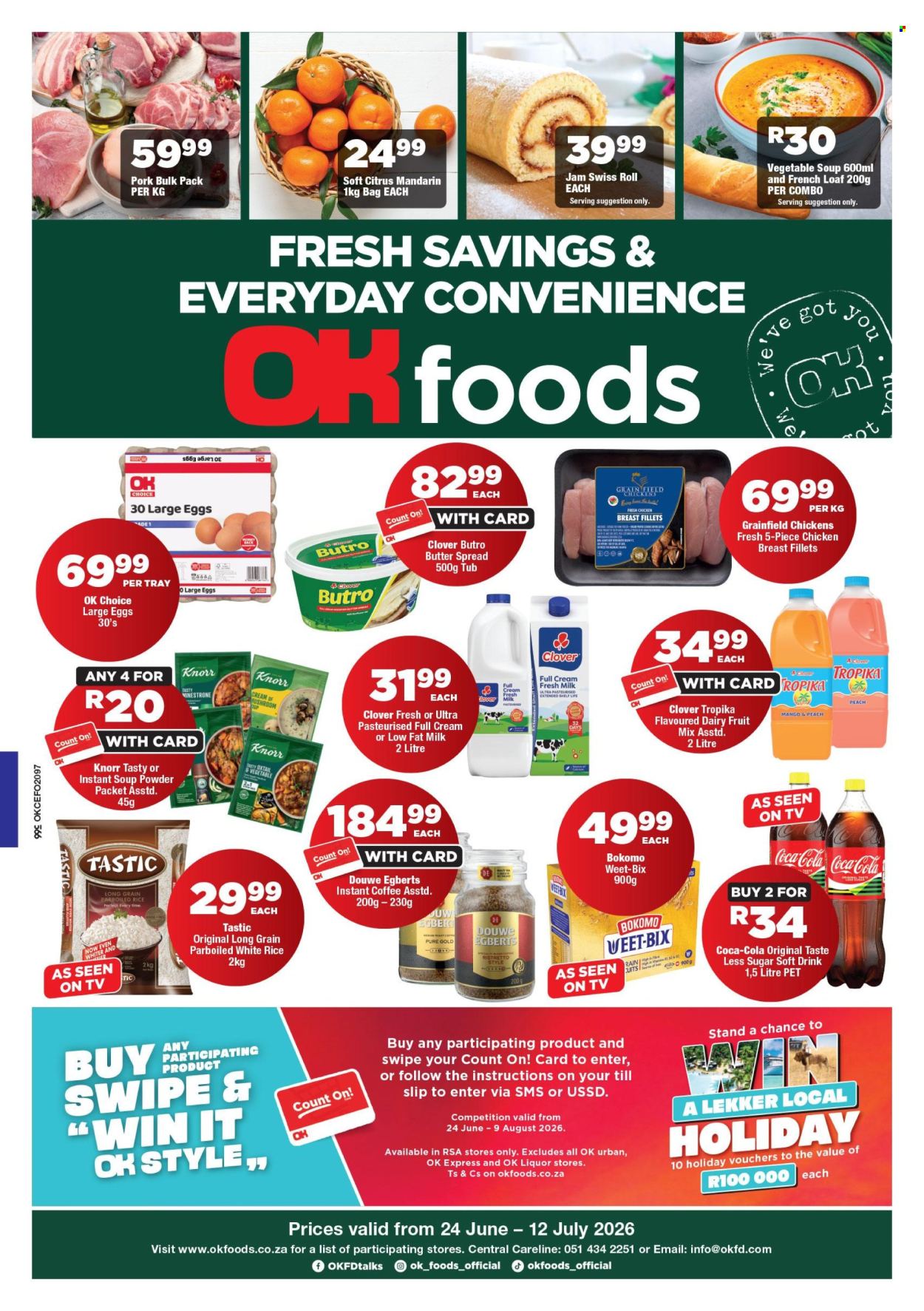 OK Foods specials - 24/06/2026 - 12/07/2026. Page 1