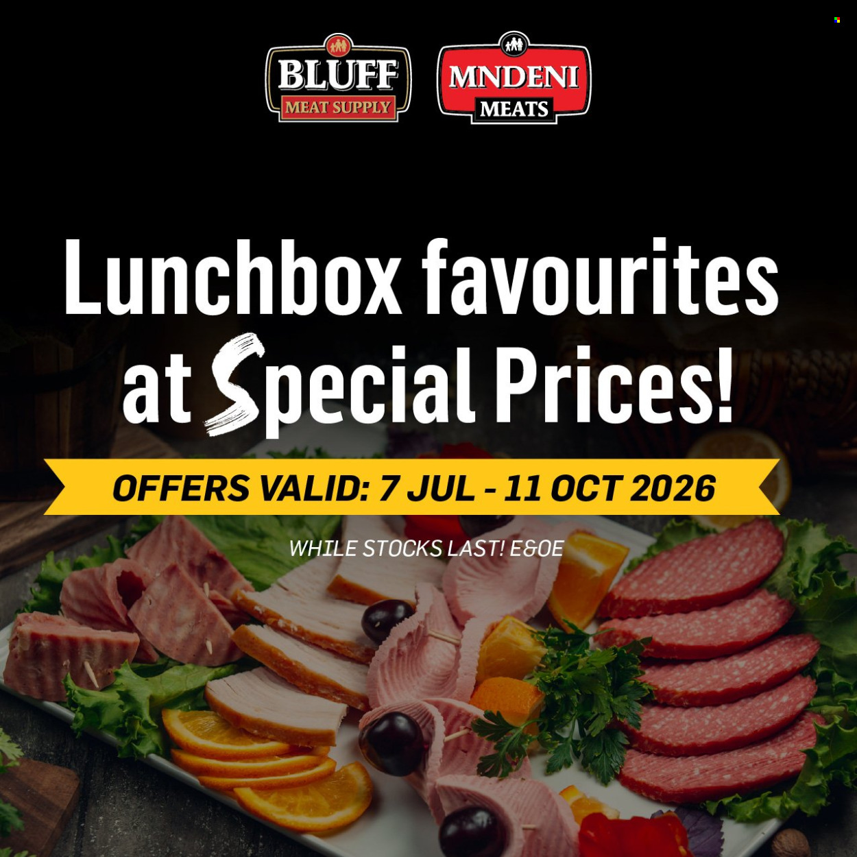 Bluff Meat Supply specials - 07/07/2026 - 11/10/2026. Page 1
