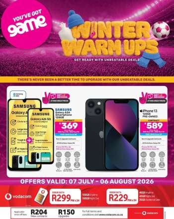 Game catalogue  - 07/07/2026 - 06/08/2026.