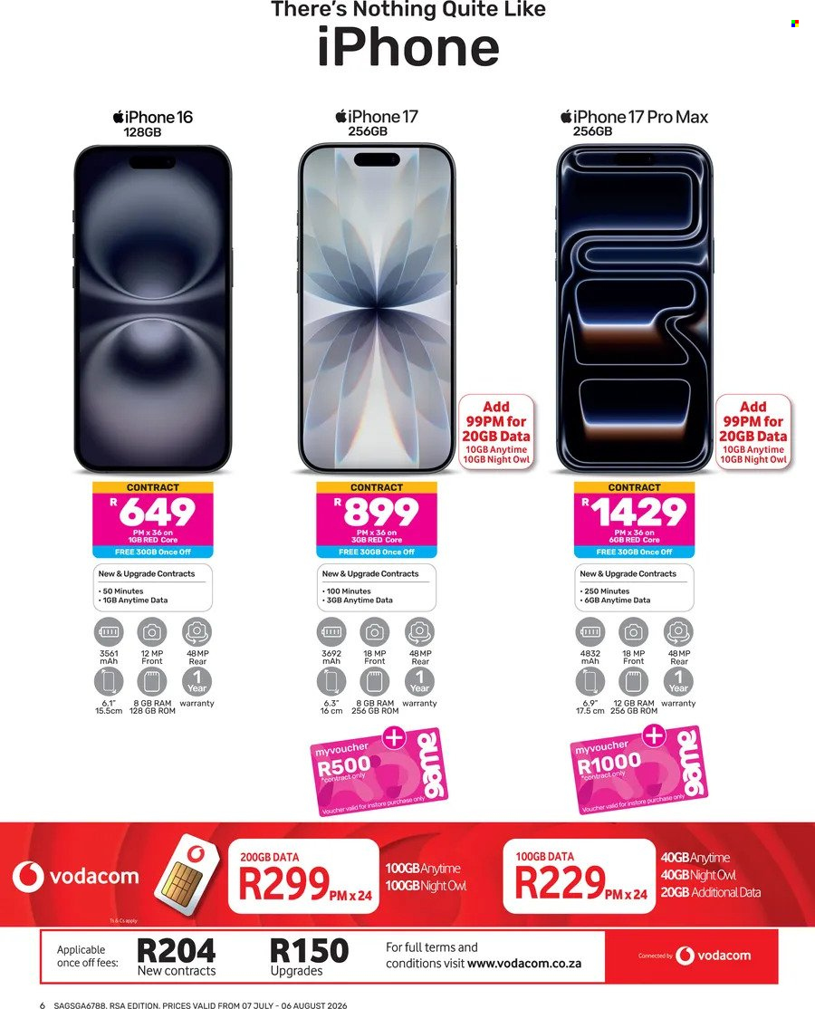 Game specials - 07/07/2026 - 06/08/2026. Page 6