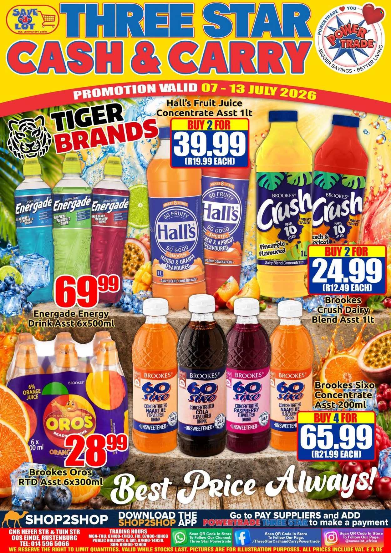 Three Star Cash and Carry specials - 07/07/2026 - 13/07/2026. Page 1