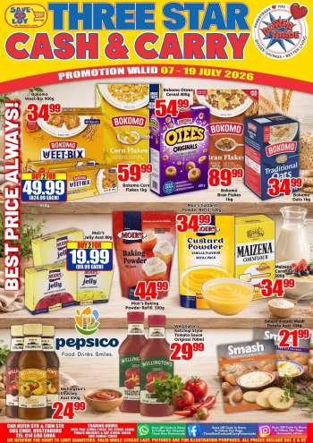 Three Star Cash and Carry catalogue  - 07/07/2026 - 19/07/2026.