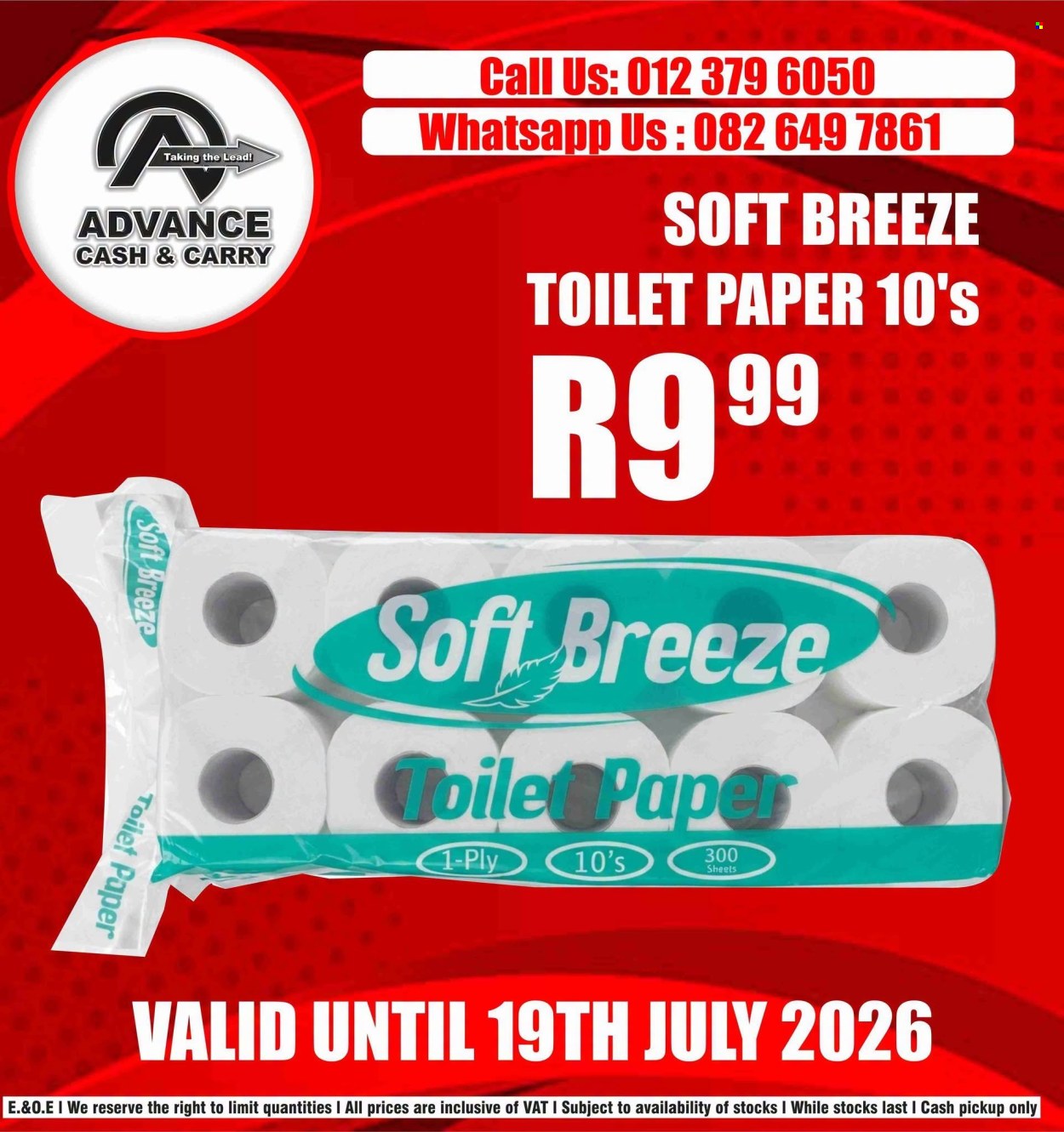 Advance Cash & Carry specials - 10/07/2026 - 19/07/2026. Page 1