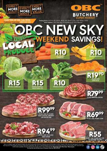 OBC catalogue  - 10/07/2026 - 12/07/2026.