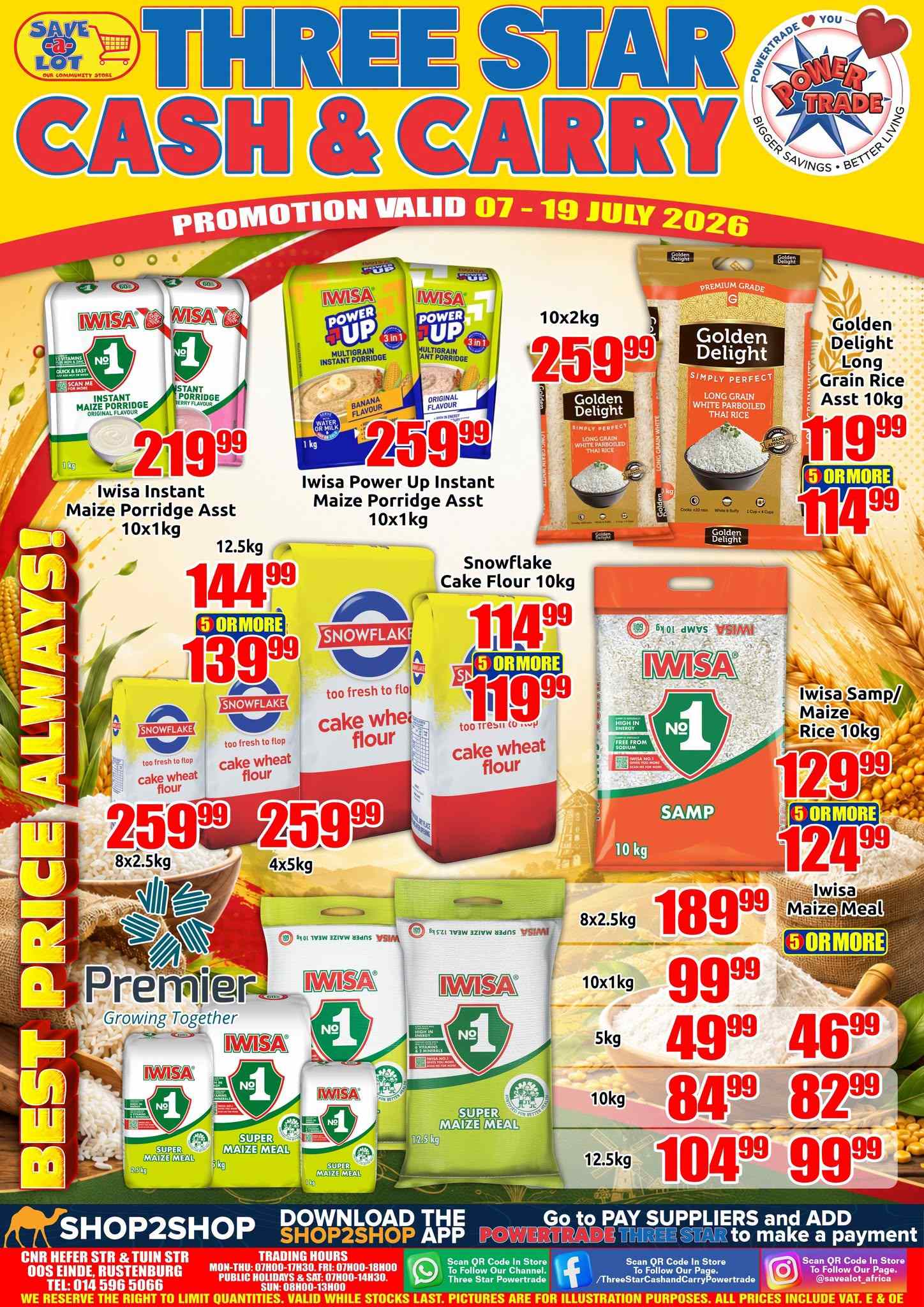 Three Star Cash and Carry specials - 07/07/2026 - 19/07/2026. Page 5