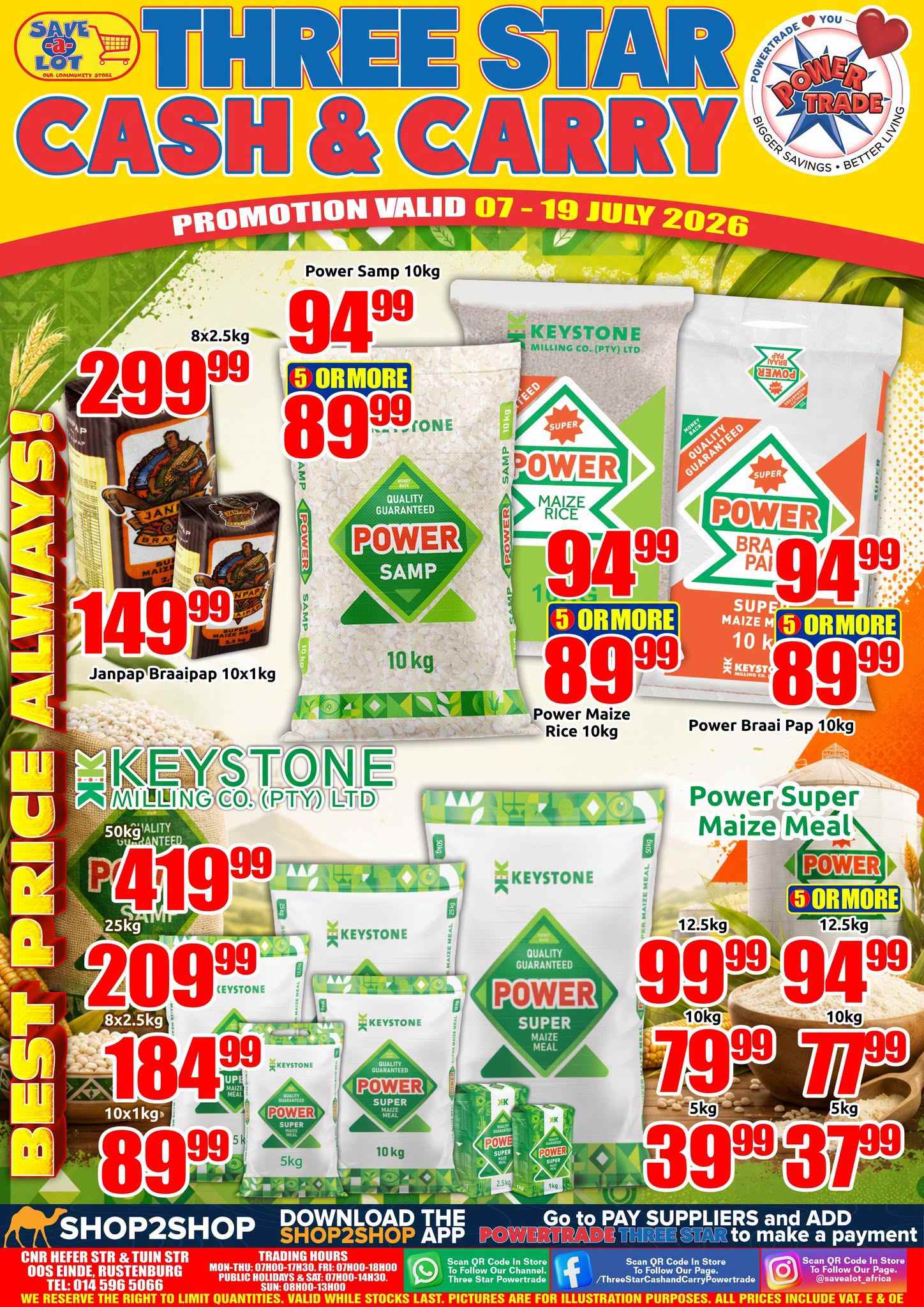Three Star Cash and Carry specials - 07/07/2026 - 19/07/2026. Page 9