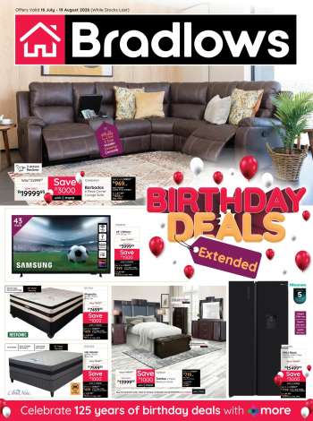 Bradlows catalogue  - 16/07/2026 - 19/08/2026.