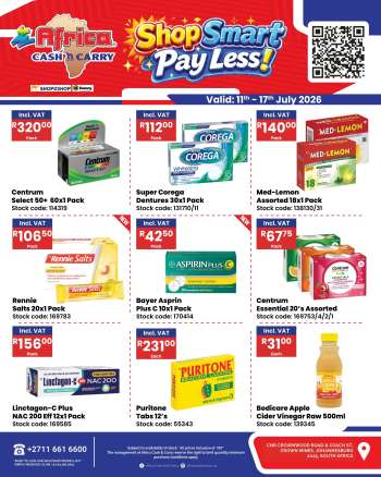 Africa Cash & Carry catalogue  - 11/07/2026 - 17/07/2026.