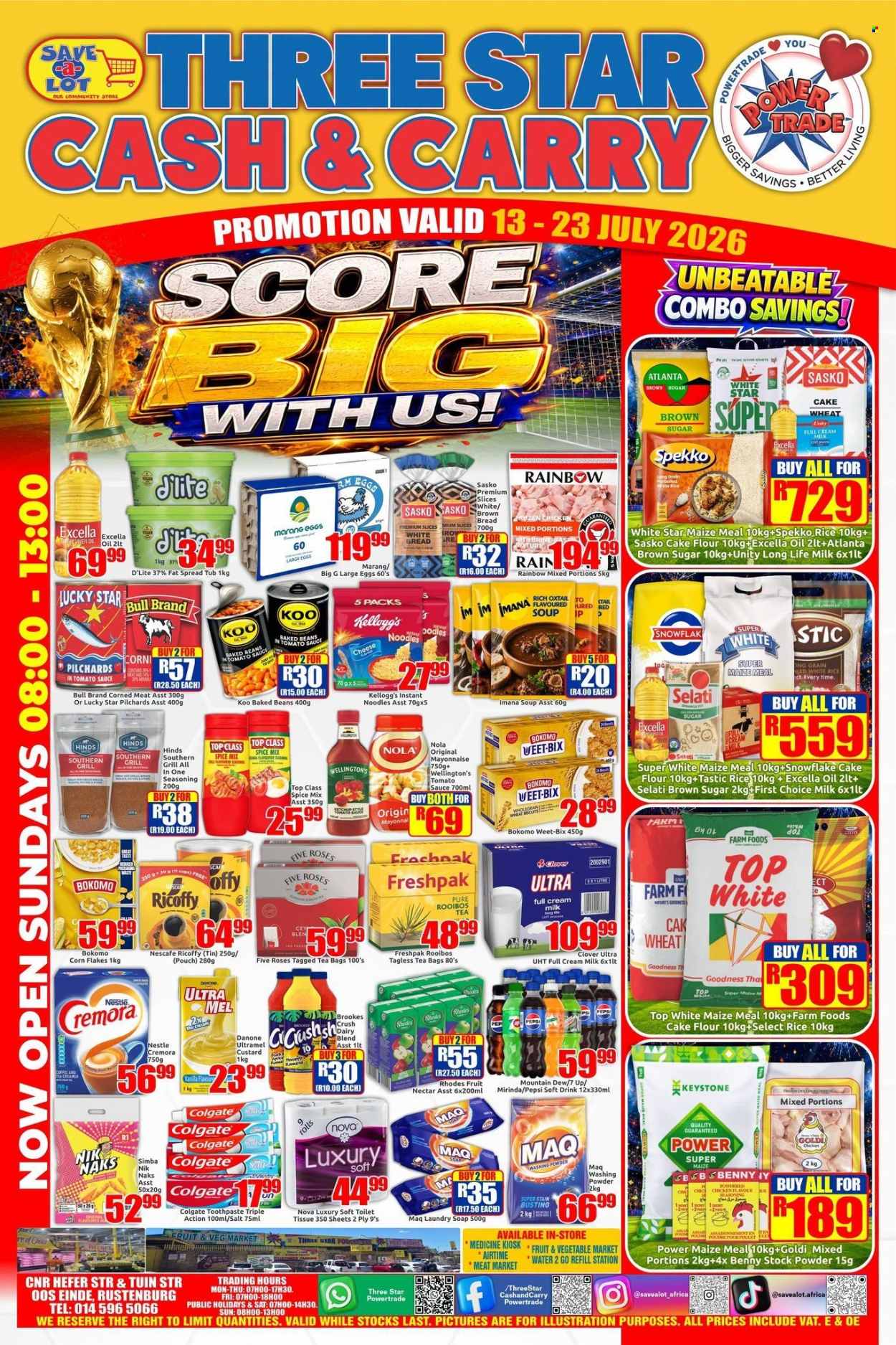 Three Star Cash and Carry specials - 13/07/2026 - 23/07/2026. Page 1